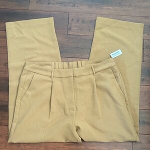 NWT Old Navy Womens XL Camel Extra High Waisted Taylor Wide Leg Trousers